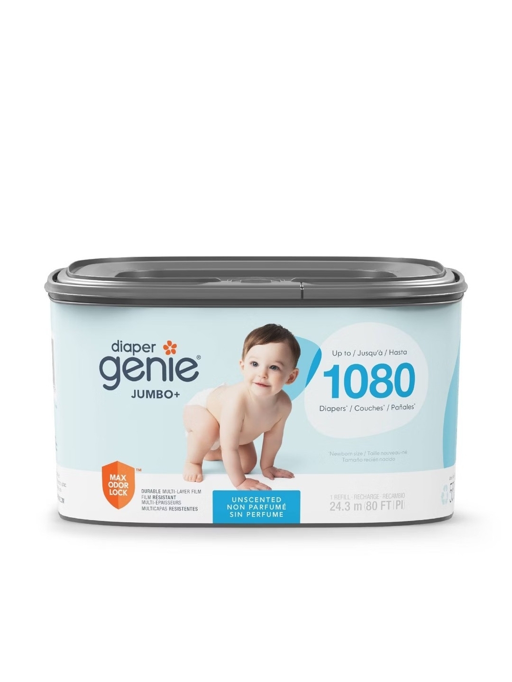 Jumbo+ Unscented Refill Pail - Light Blue